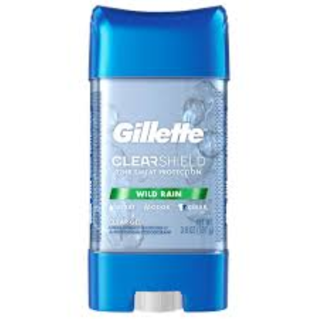 GILLETTE CLEAR GEL WILD RAIN 107G